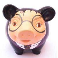 pig harry potter coin bank