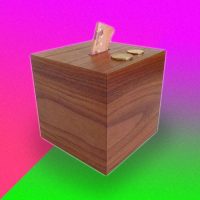 wooden cube