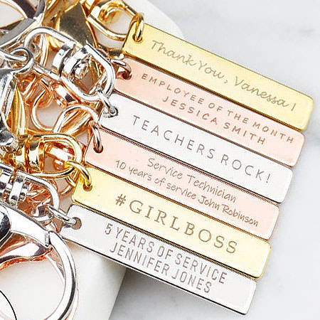 Employee Appreciation Gifts: Personalized Key Chains
