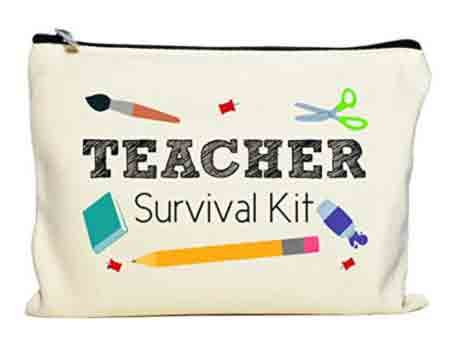 Teacher Survival Kit Makeup Pouch | End-of-Year-Ideas-Gifts-For-Teachers