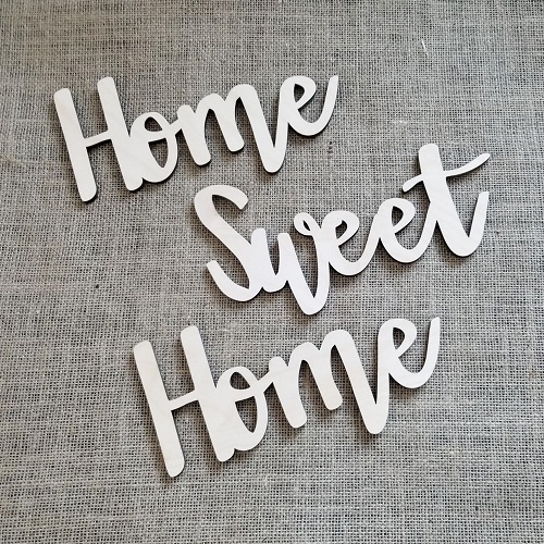 Home Sweet Home Wooden Sign