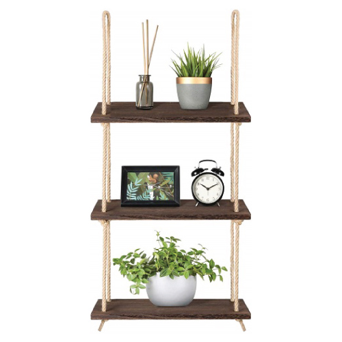 Wood Hanging Shelves