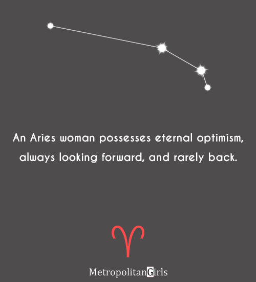 aries woman quote about optimism