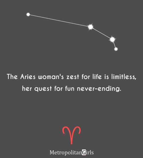 aries woman life quote