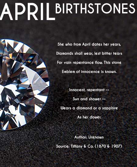 April on sale precious stone