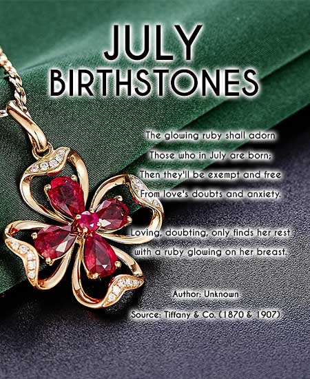 July hot sale born birthstone