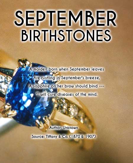 September birthstones