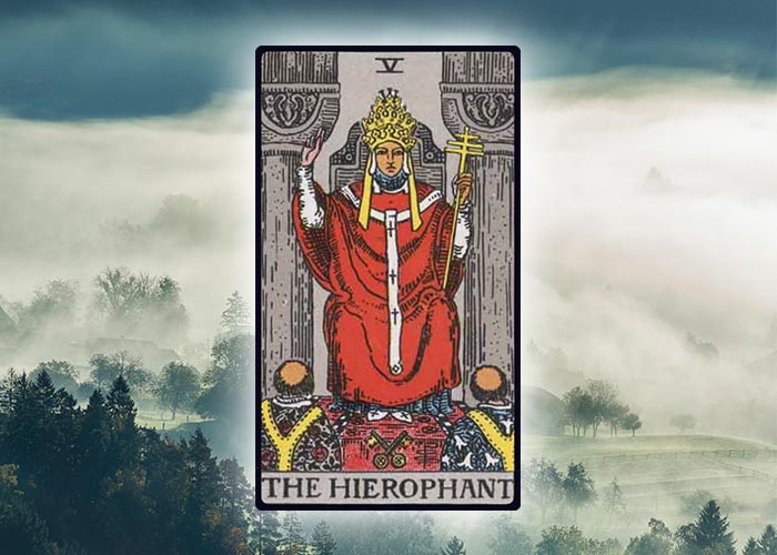 The Hierophant card