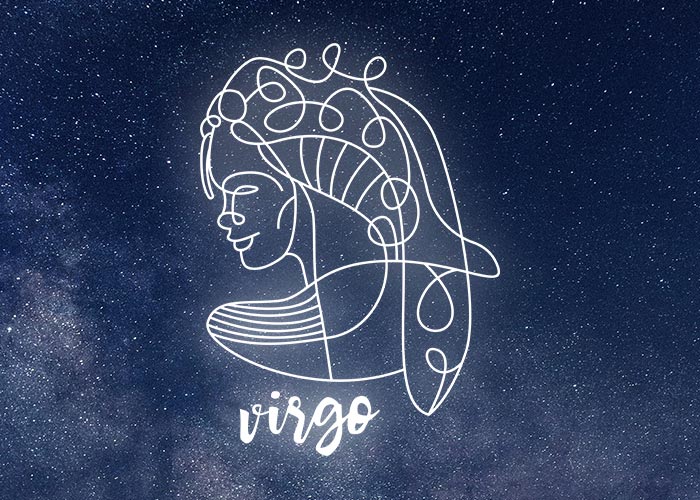 virgo symbol night sky 